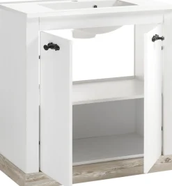 Home affaire Badmöbel-Set »Florenz, Bad im Landhausstil, 2-teiliges Badezimmer« 2 Stk. tlg.