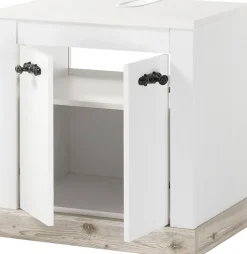 Home affaire Badmöbel-Set »Florenz, Bad im Landhausstil, 3-teiliges Badezimmer« 4 Stk. tlg.