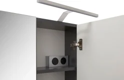 Home affaire Badmöbel-Set »Malmö, 5 teilig, inklusive LED Beleuchtung, bestehend aus:« 5 Stk. tlg.