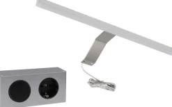 Home affaire Badmöbel-Set »Malmö, 5 teilig, inklusive LED Beleuchtung, bestehend aus:« 5 Stk. tlg.