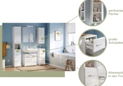 Home affaire Badmöbel-Set »Malmö, 3 teilig, bestehend aus:« 3 Stk. tlg.