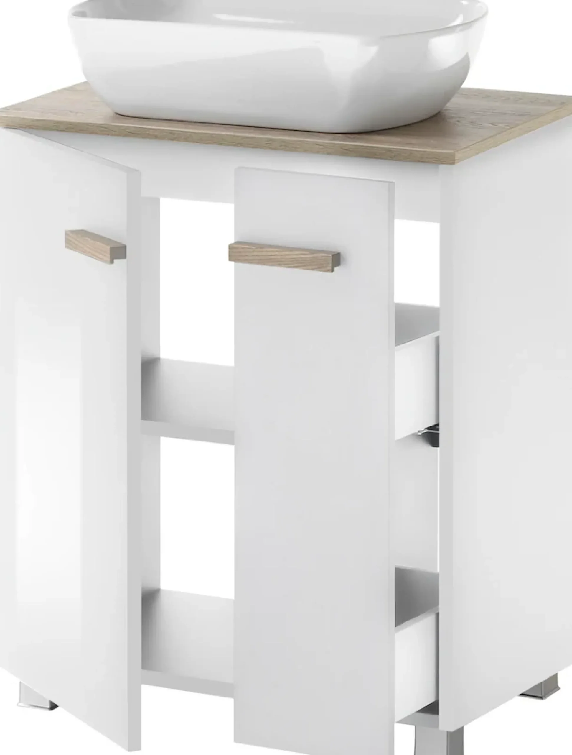 Home affaire Badmöbel-Set »SOLiD, Badmöbel-Set, Bad im modernen Design, 2-teiliges Badezimmer« 2 Stk. tlg.