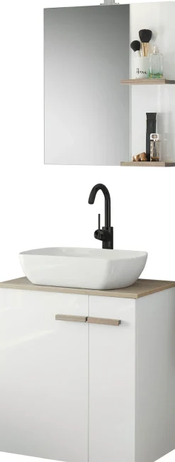 Home affaire Badmöbel-Set »SOLiD, Badmöbel-Set, Bad im modernen Design, 2-teiliges Badezimmer« 2 Stk. tlg.