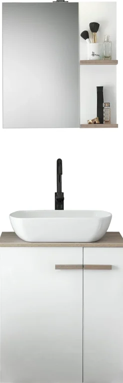 Home affaire Badmöbel-Set »SOLiD, Badmöbel-Set, Bad im modernen Design, 2-teiliges Badezimmer« 2 Stk. tlg.
