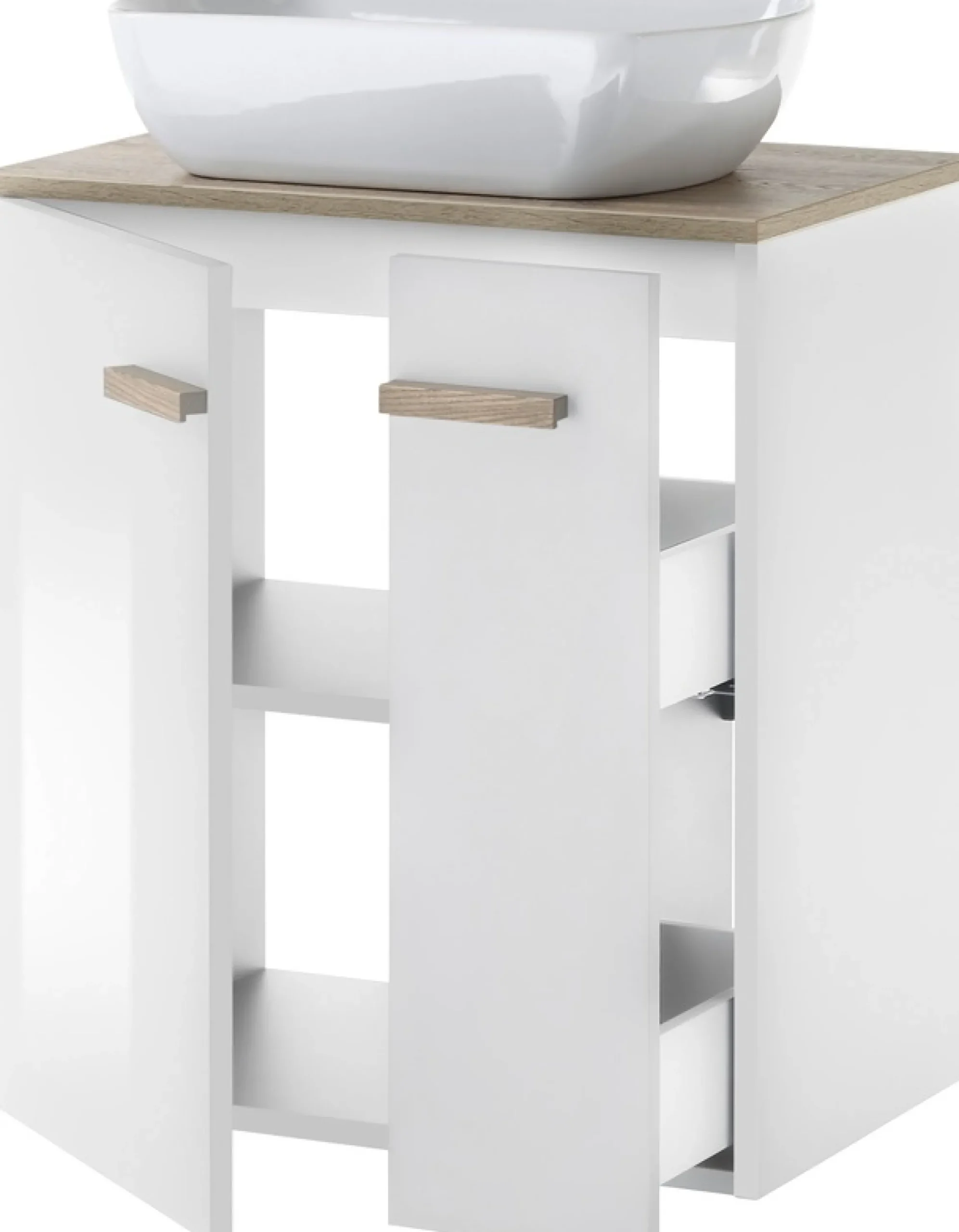 Home affaire Badmöbel-Set »SOLiD, Badmöbel-Set, Bad im modernen Design, 2-teiliges Badezimmer« 2 Stk. tlg.