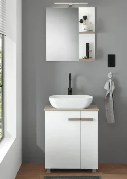 Home affaire Badmöbel-Set »SOLiD, Badmöbel-Set, Bad im modernen Design, 2-teiliges Badezimmer« 2 Stk. tlg.