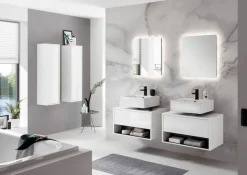 Home affaire Badmöbel-Set »Studio Line, Bad im modernen Design, 6-teiliges Badezimmer« 6 Stk. tlg.