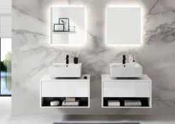 Home affaire Badmöbel-Set »Studio Line, Bad im modernen Design, 6-teiliges Badezimmer« 6 Stk. tlg.