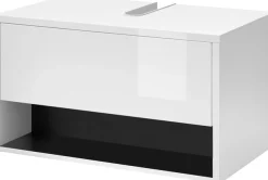 Home affaire Badmöbel-Set »Studio Line, Bad im modernen Design, 6-teiliges Badezimmer« 6 Stk. tlg.