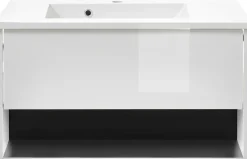 Home affaire Badmöbel-Set »Studio Line, Bad im modernen Design, 4-teiliges Badezimmer« 4 Stk. tlg.