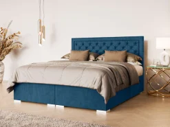 Home affaire Bett »SACY mit Matratze und Topper, in 2 Breiten (160 und 180 cm)« Boxspringbett mit Kopfteil, Bettkasten, Matratze (BFK/TFK) und Topper