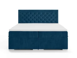 Home affaire Bett »SACY mit Matratze und Topper, in 2 Breiten (160 und 180 cm)« Boxspringbett mit Kopfteil, Bettkasten, Matratze (BFK/TFK) und Topper