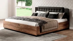 Home affaire Bett »Sigma« Doppelbett in zwei Breiten mit gepolstertem Kopfteil