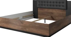 Home affaire Bett »Sigma« Doppelbett in zwei Breiten mit gepolstertem Kopfteil