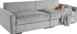 Home affaire Big-Sofa »Finca XXL, B: 247 cm« 4 Zierkissen, Mega-Sofa, in Cord oder Chenille-Struktur, Federkern