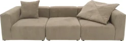 Home affaire Big-Sofa »Gerrid« Cord-Bezug, bestehend aus Modulen: 2 Eck- und ein Mittelelement