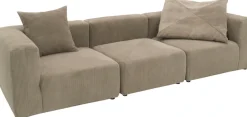 Home affaire Big-Sofa »Gerrid« Cord-Bezug, bestehend aus Modulen: 2 Eck- und ein Mittelelement