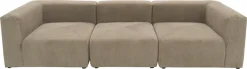 Home affaire Big-Sofa »Gerrid« Cord-Bezug, bestehend aus Modulen: 2 Eck- und ein Mittelelement