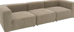 Home affaire Big-Sofa »Gerrid« Cord-Bezug, bestehend aus Modulen: 2 Eck- und ein Mittelelement