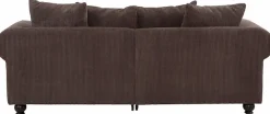 Home affaire Big-Sofa »King Henry Mega Sofa, viel Platz, Breite 242cm, Federkern« in legerer Polsterung und vielen losen Kissen