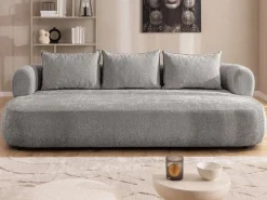 Home affaire Big-Sofa »LUSSAC 4-Sitzer Design-Sofa mit Zierkissen, Maße B/T/H: 242/123/78 cm« hoher Sitzkomfort und modernes Design, Sofa ohne Bettfunktion