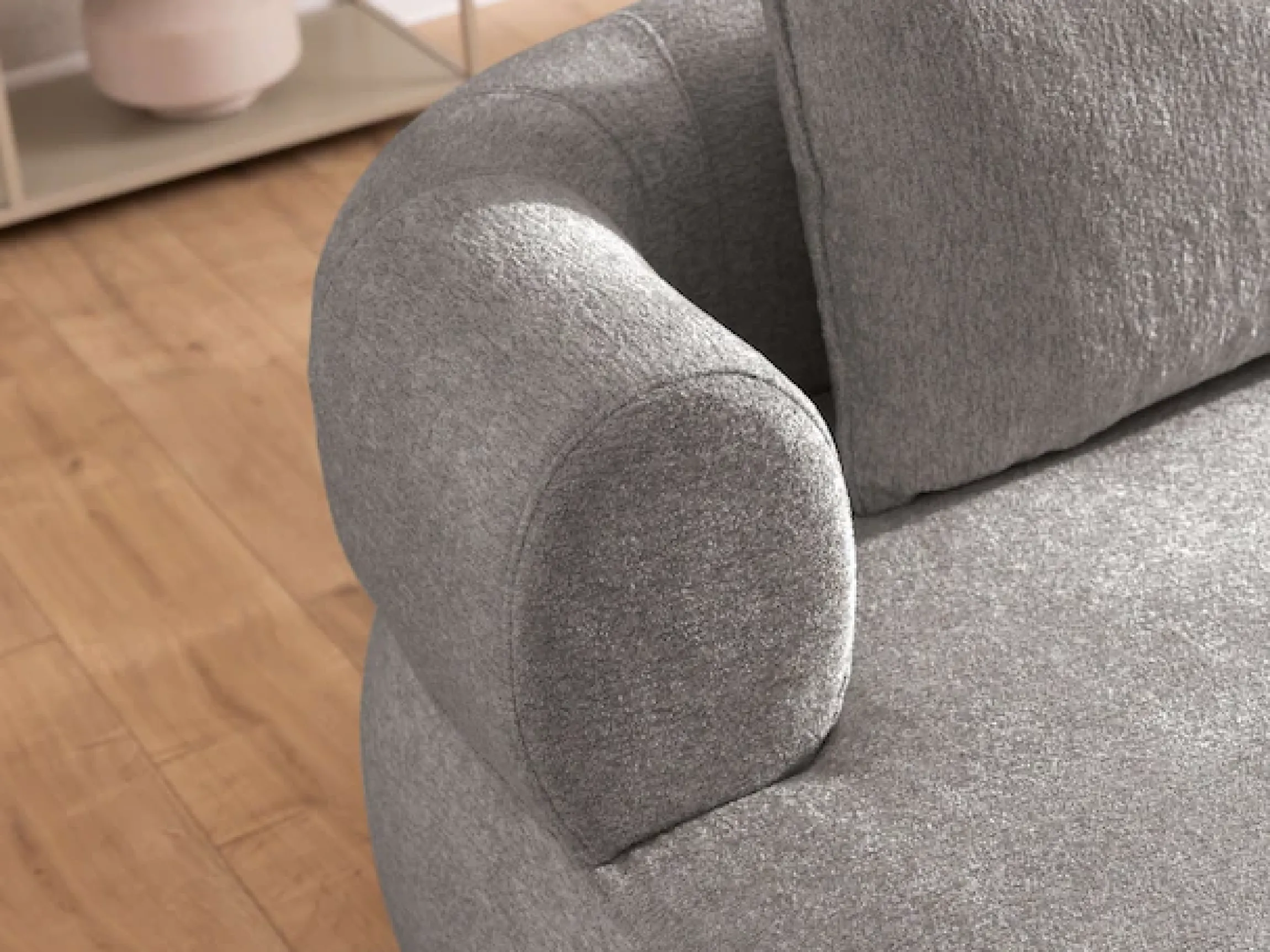 Home affaire Big-Sofa »LUSSAC 4-Sitzer Design-Sofa mit Zierkissen, Maße B/T/H: 242/123/78 cm« hoher Sitzkomfort und modernes Design, Sofa ohne Bettfunktion