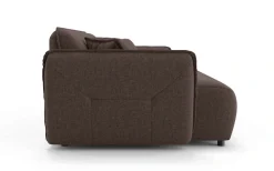 Home affaire Big-Sofa »MIRELDA Design-Sofa mit Steppungen, hoher Sitzkomfort, Breite 251 cm« Sitztiefe 82,5 cm, elegant und bequem, Zierkissen, belastbar bis 480kg