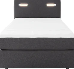 Home affaire Boxbett »Luan« Schubkästen, LED-Beleuchtung und Topper, in Breite 120 cm und 180 cm