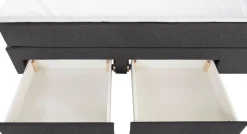Home affaire Boxbett »Luan« Schubkästen, LED-Beleuchtung und Topper, in Breite 120 cm und 180 cm