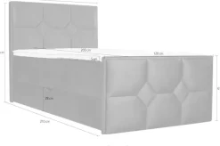 Home affaire Boxspringbett »Ambre« mit Taschen-Federkernmatratze