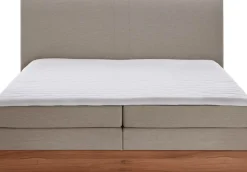 Home affaire Boxspringbett »Blomen« mit Walnuss-Dekor, mit Bettkasten, verschiedene Härtegrade, mit Topper