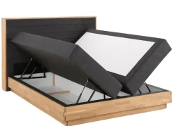 Home affaire Boxspringbett »Cavan« Eiche, inkl. Bettkasten & Topper, verschiedene Härtegrade (auch H4)