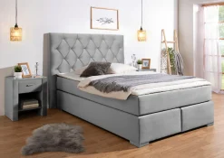 Home affaire Boxspringbett »Chalon, in verschiedenen Breiten« inkl. Topper, wahlweise in H2, H3 oder H4 erhältlich