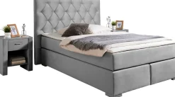 Home affaire Boxspringbett »Chalon, in verschiedenen Breiten« inkl. Topper, wahlweise in H2, H3 oder H4 erhältlich