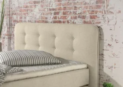 Home affaire Boxspringbett »Cecina« in 5 Breiten, 3 Ausführungen, 2 Härtegrade, Knopfheftung, Topper