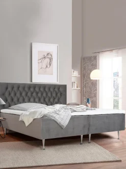 Home affaire Boxspringbett »Exclusive« inkl. Topper, 3 Breiten, 3 Härtegrad-Ausführungen