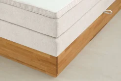 Home affaire Boxspringbett »Evelina, Doppelbett, Polsterbett, Komfortbett, 160 & 180 cm« inkl. 6 cm Topper, zwei Bettkästen, Taschen-Federkernmatratze in H3