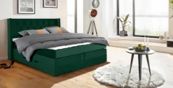 Home affaire Boxspringbett »Elegance« mit schöner Knopfheftung, in den Härtegraden H2 & H3, inkl. Schubladen