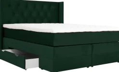 Home affaire Boxspringbett »Elegance« mit schöner Knopfheftung, in den Härtegraden H2 & H3, inkl. Schubladen