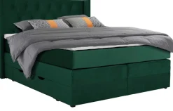 Home affaire Boxspringbett »Elegance« mit schöner Knopfheftung, in den Härtegraden H2 & H3, inkl. Schubladen