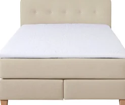 Home affaire Boxspringbett »Fargo« in Überlänge 220 cm, mit Topper, 3 Ausführungen, 4, Breiten