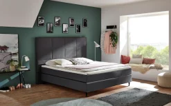 Home affaire Boxspringbett »Linja« mit Hotelbett-Charakter, Komfortliegehöhe und Topper inklusive