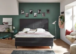 Home affaire Boxspringbett »Linja« mit Hotelbett-Charakter, Komfortliegehöhe und Topper inklusive