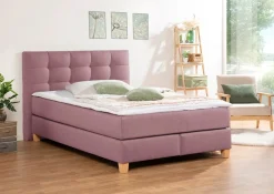 Home affaire Boxspringbett »Moulay« inkl. Topper, in Überlänge 220 cm, 3 Härtegrade, auch in H4