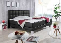 Home affaire Boxspringbett »Tavira« in 4 Breiten, 4 Farben und 3 Matratzenarten, incl. Topper