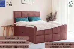 Home affaire Boxspringbett »Timeo« in den Breiten 120,140,160 & 180 cm erhältlich