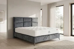 Home affaire Boxspringbett »Violette erhältlich in den Breite 160, 180 & 200cm« inkl. Topper und extra dicker Taschen-Federkernmatratze
