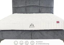 Home affaire Boxspringbett »Violette erhältlich in den Breite 160, 180 & 200cm« inkl. Topper und extra dicker Taschen-Federkernmatratze