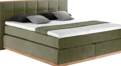 Home affaire Boxspringbett »Vinton« aus massiver Eiche, verschiedene Härtegrade (auch H4)