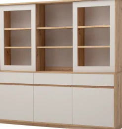 Home affaire Buffet »Sonora, moderner Hochschrank, Buffetschrank in Kaschmir, Regal« filigrane Rahmenoptik, ausreichend Stauraum, vielseitig einsetzbar